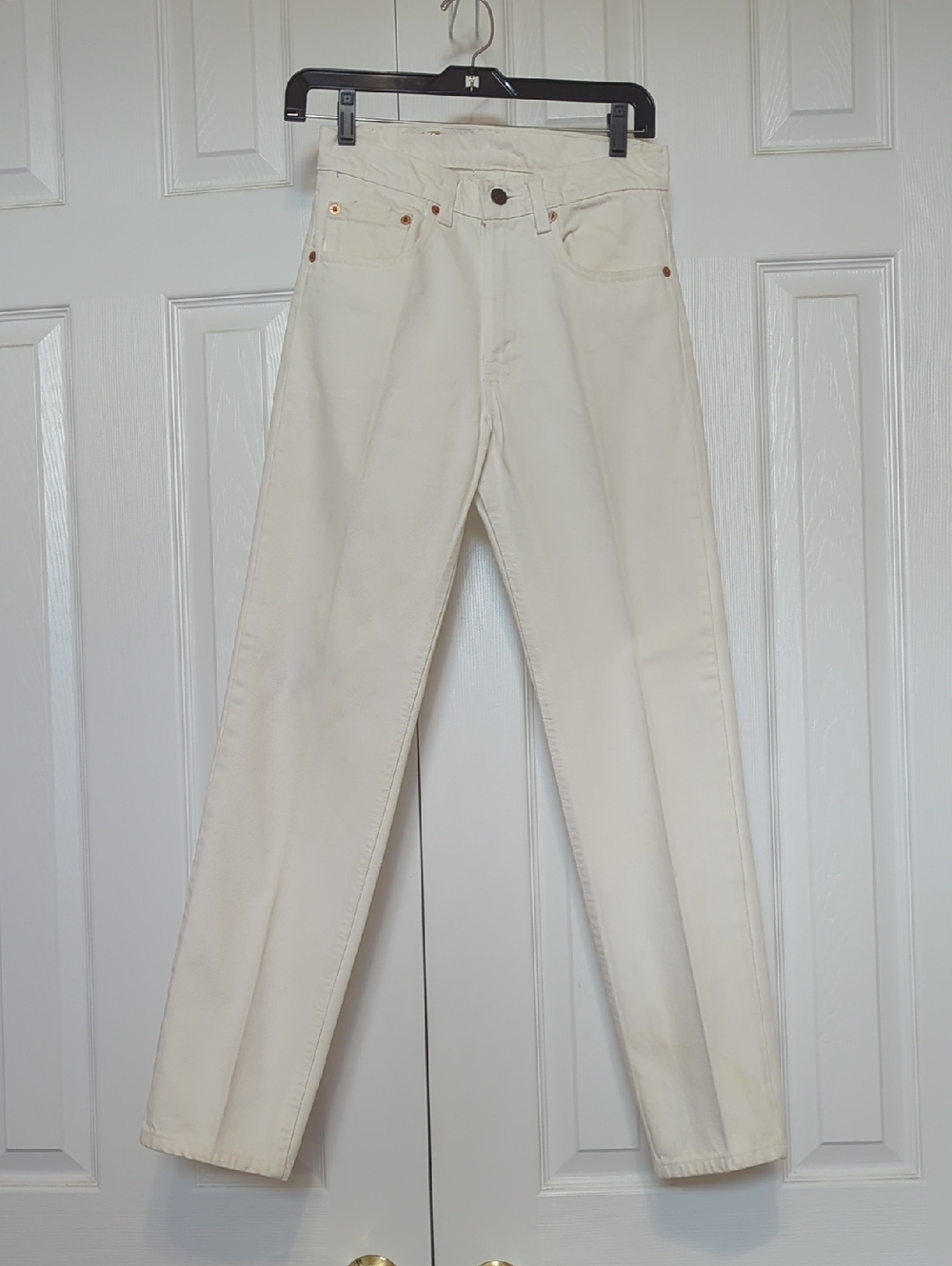 Levis White Denim 505 Size 28/30